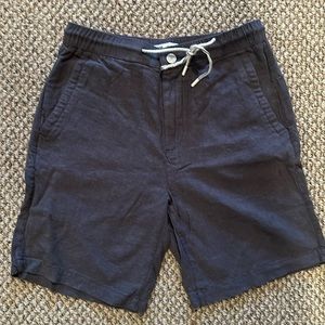 Zara men’s linen drawstring shorts